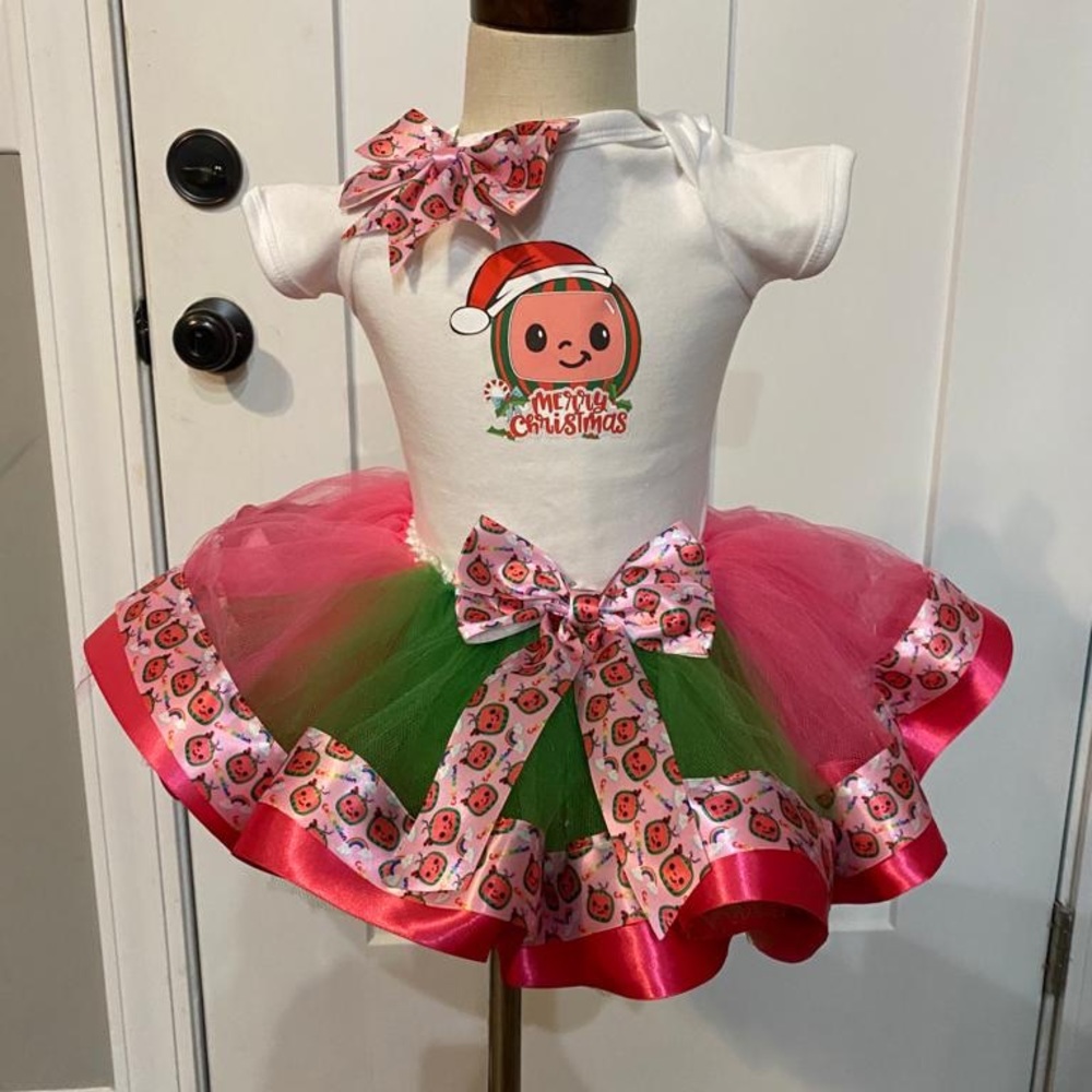 Christmas cocomelon tutu set